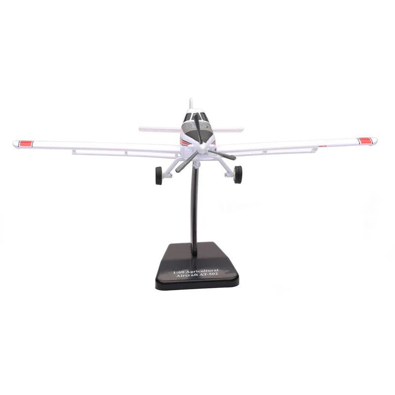1/60 White Air Tractor AT-502B Ag Spray Airplane Crop Duster by New Ray
