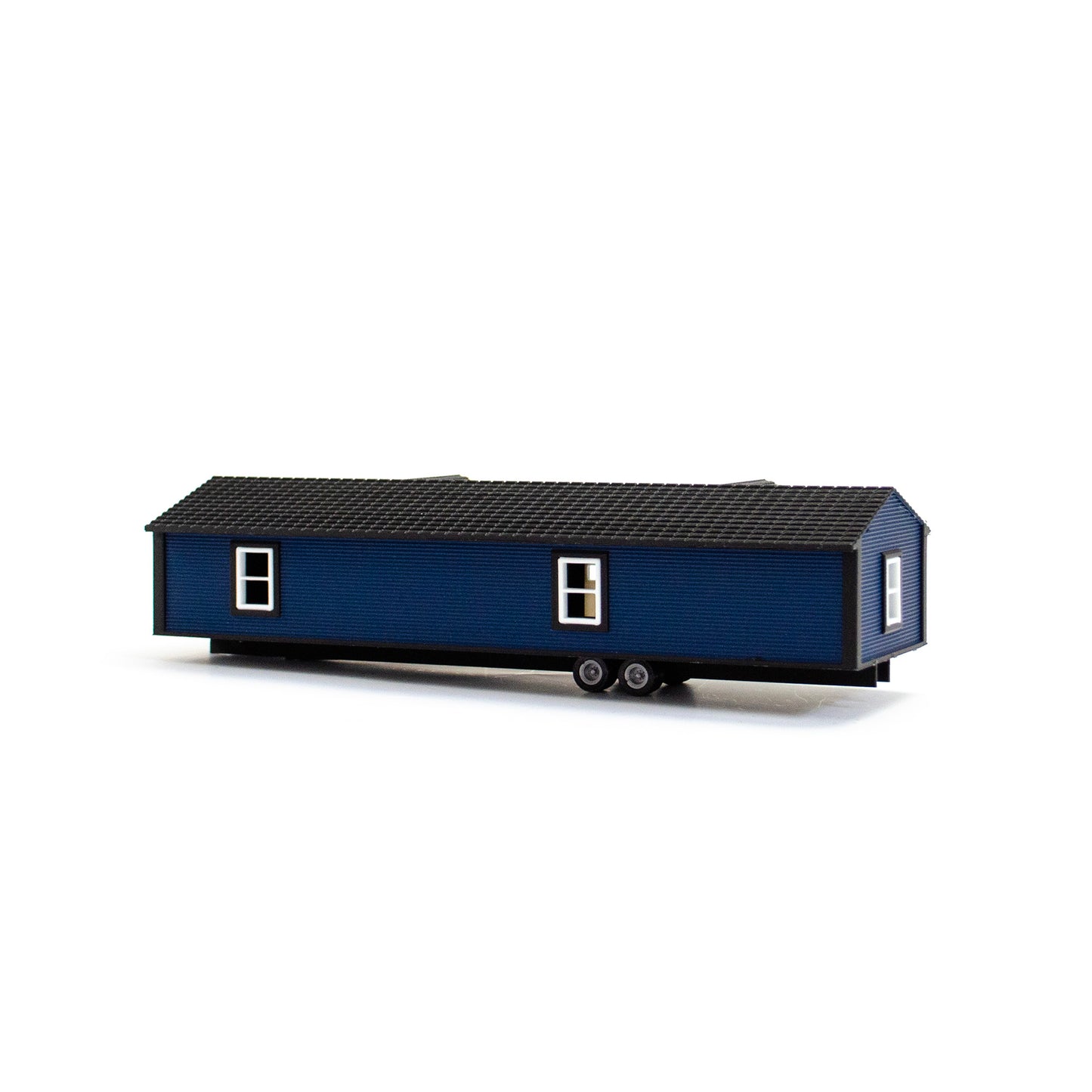 Dark Blue Mobile Home