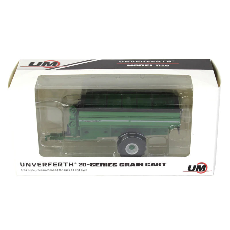 1/64 Unverferth 1120 Grain Cart with Flotation Tires by SpecCast, Green