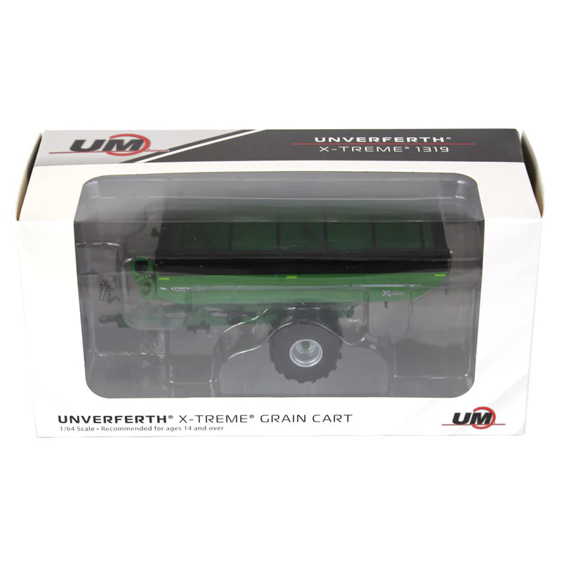 1/64 Unverferth X-Treme 1319 Grain Cart with Flotation Tires, Green
