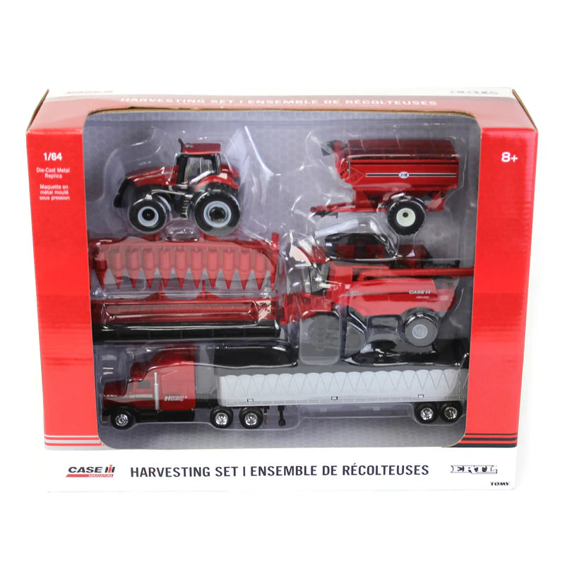 1/64 Case IH 8250 Combine Harvesting Set by ERTL