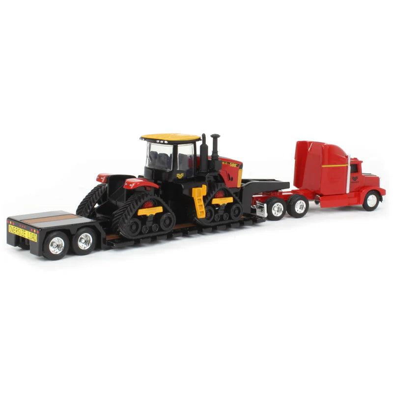 1/64 Versatile 580DT Track Tractor & Semi Truck with Lowboy Trailer, ERTL Prestige Collection