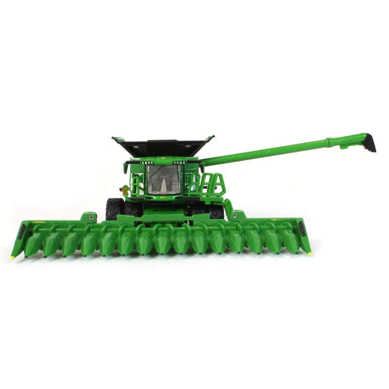 1/64 John Deere X9 1100 Combine with Duals, Corn Head & Grain Head, ERTL Prestige Collection