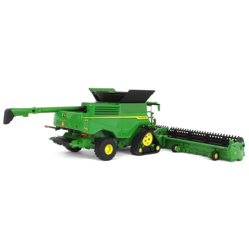 1/64 John Deere X9 1100 Combine with Front Tracks, Draper Head & Corn Head, ERTL Prestige Collection