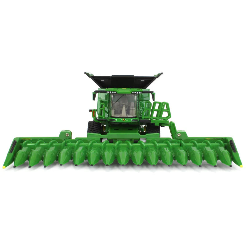 1/64 John Deere X9 1100 Combine with Front Tracks, Draper Head & Corn Head, ERTL Prestige Collection