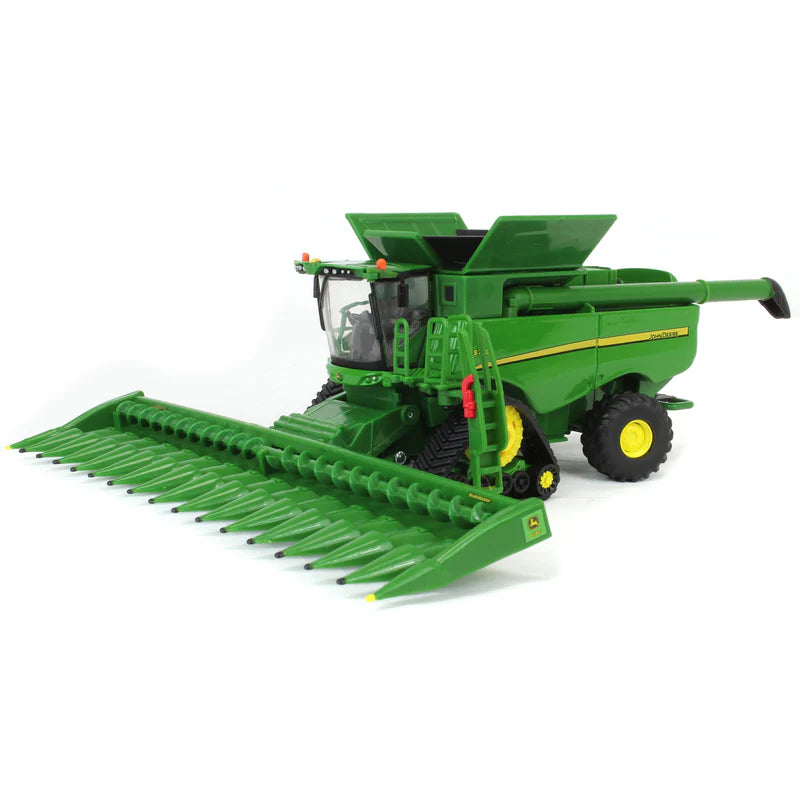 1/64 John Deere S780 Tracked Combine with Corn Head & Grain Head, ERTL Prestige Collection