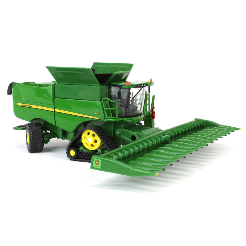 1/64 John Deere S780 Tracked Combine with Corn Head & Grain Head, ERTL Prestige Collection