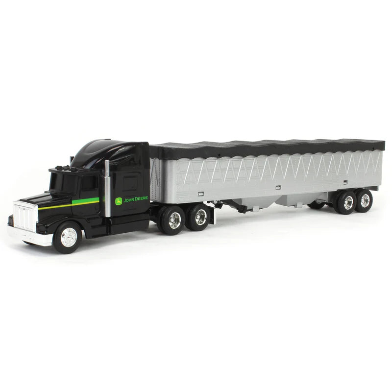 1/64 John Deere Harvesting Set with 8R 370 Tractor, Grain Cart, X9 1100 Combine & Grain Semi by ERTL