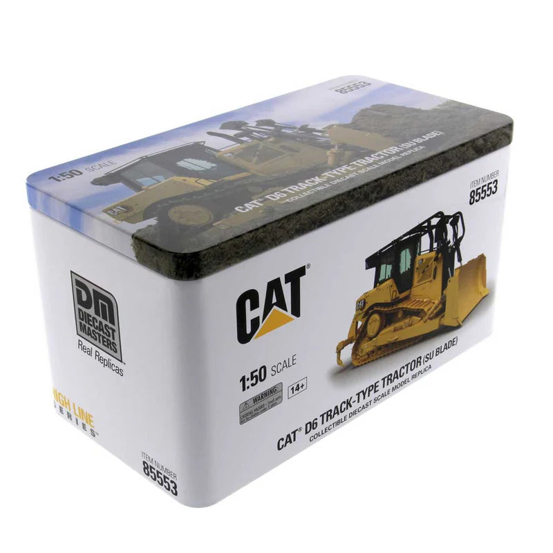 1/50 CAT D6 Track-Type Tractor with SU Blade, Diecast Masters High Line Series