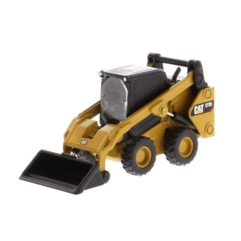 1/64 Caterpillar 272D2 Skid Steer Loader & 297D2 Compact Track Loader, Diecast Masters Play & Collect