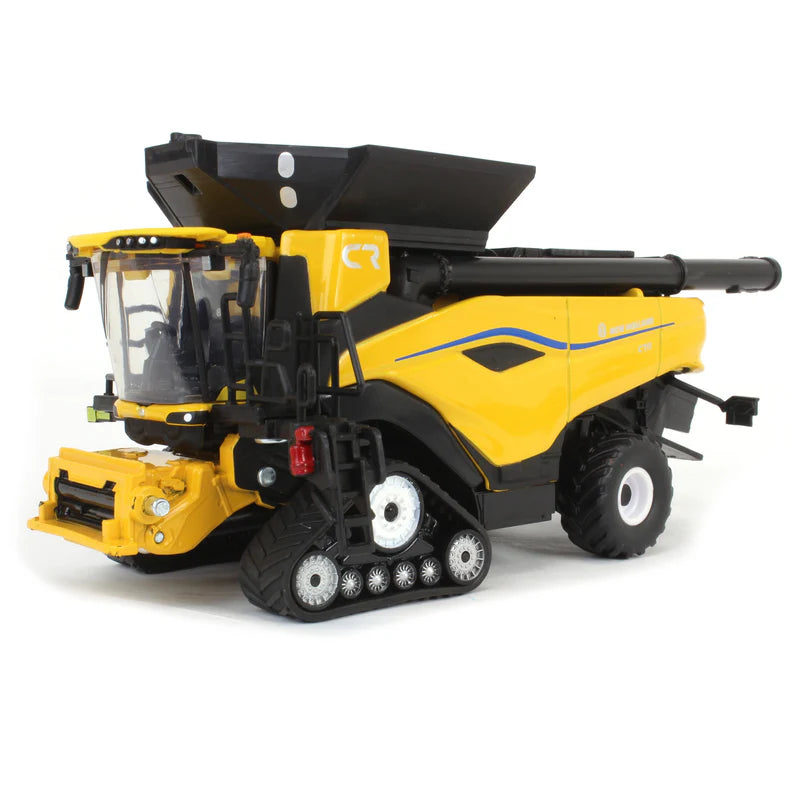 1/64 New Holland CR11 Tracked Combine with Corn Head & Draper Head by ERTL