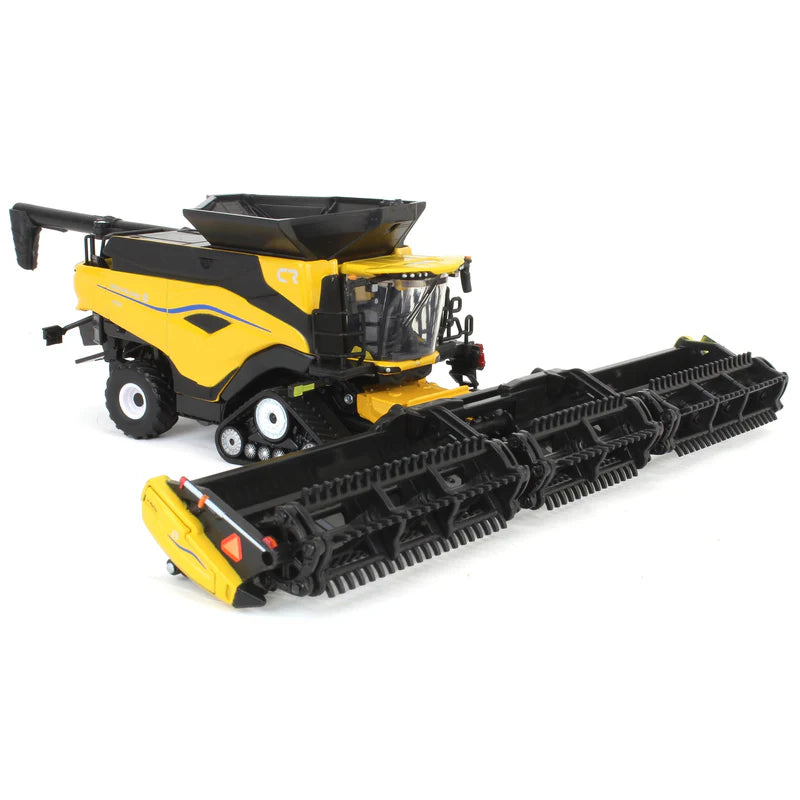 1/64 New Holland CR11 Tracked Combine with Corn Head & Draper Head by ERTL