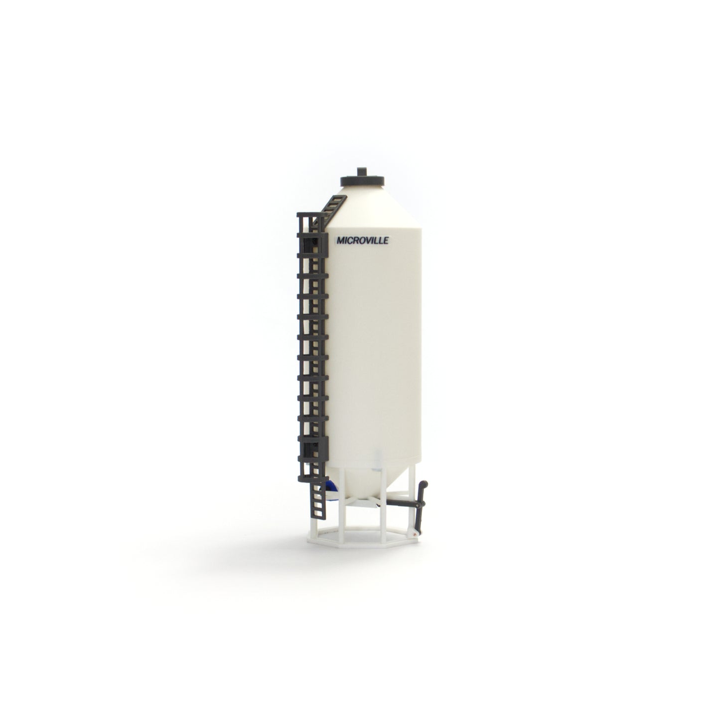 “Microville Large Smooth-Wall Bin, White, 1/64 Scale Farm Accessory.”