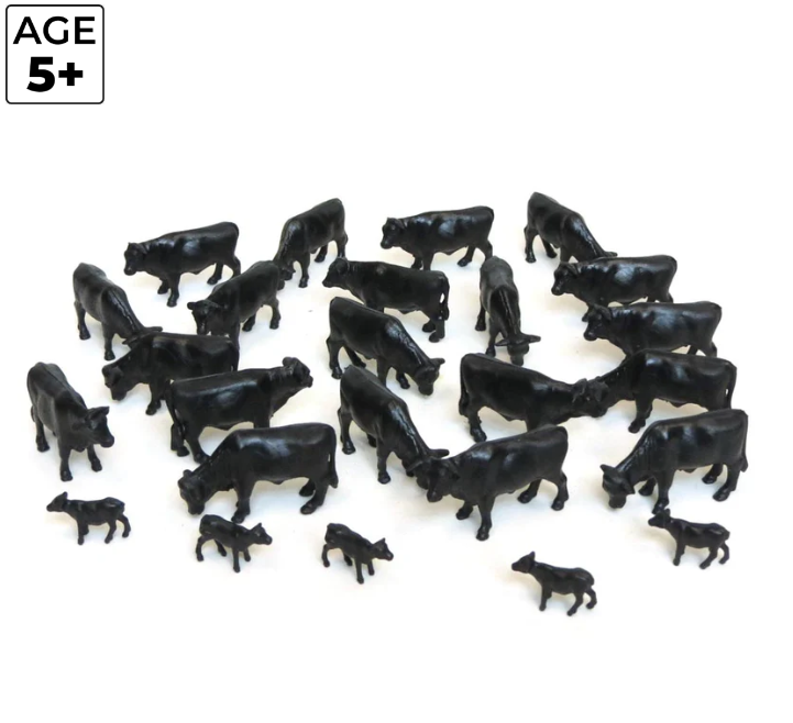 1/64 Black Angus Cows