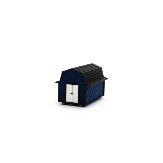 Dark Blue Shed