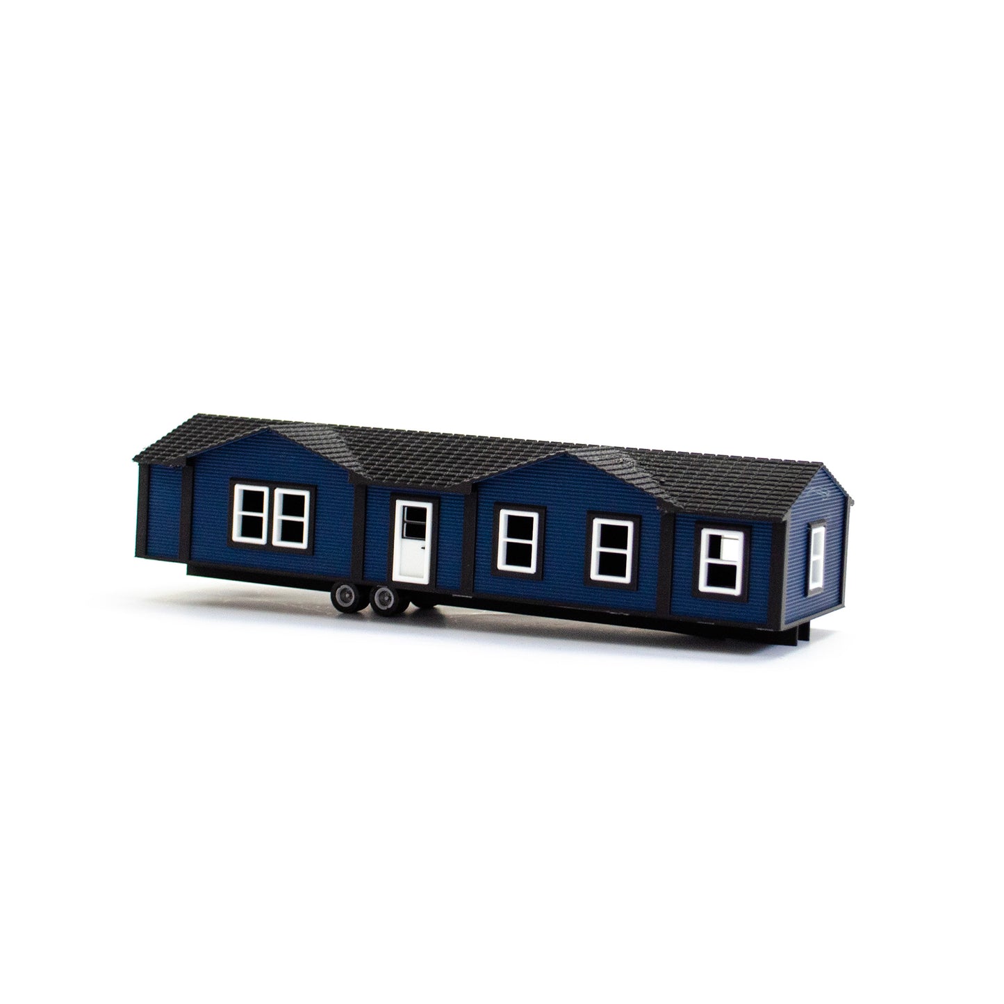 Dark Blue Mobile Home
