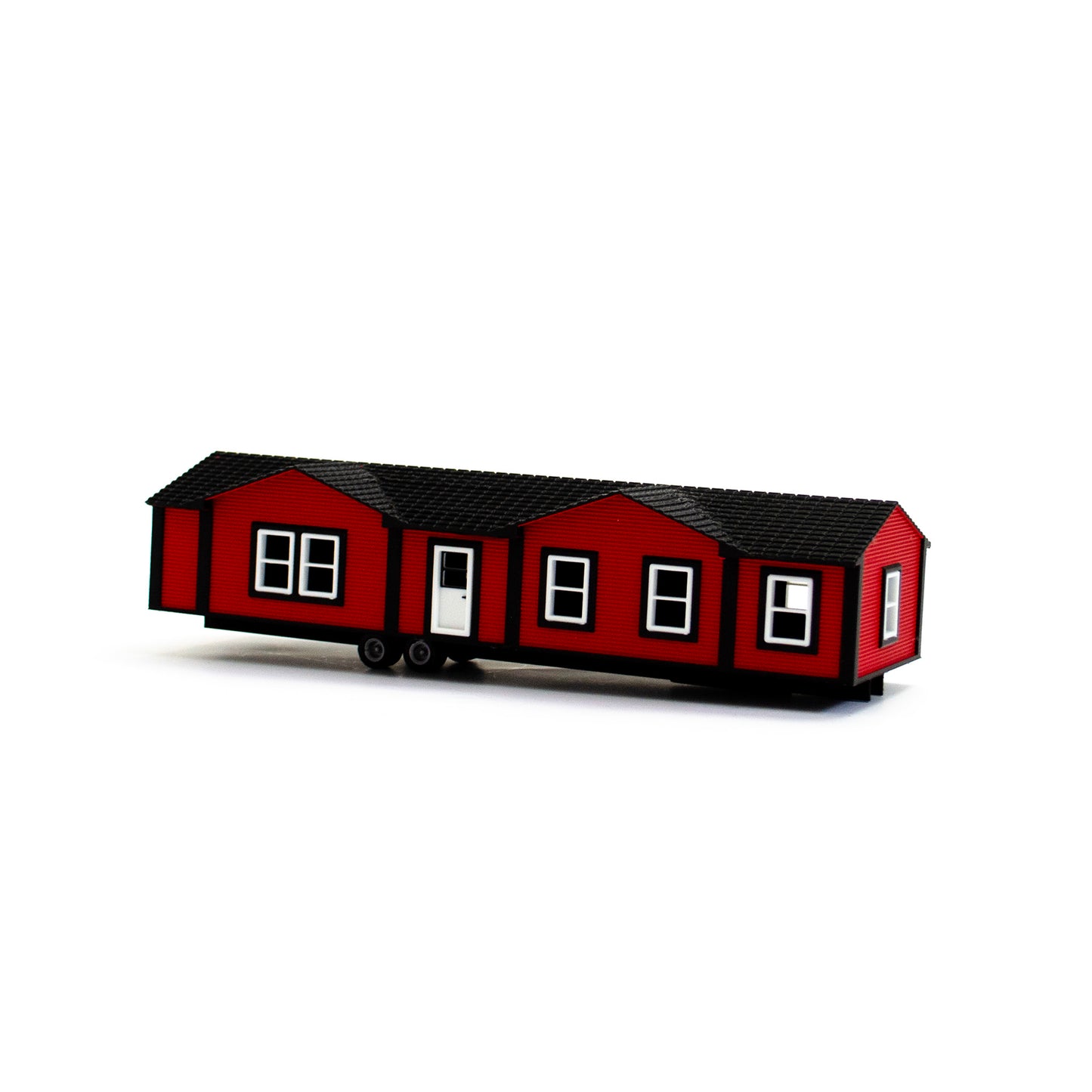 Red Mobile Home