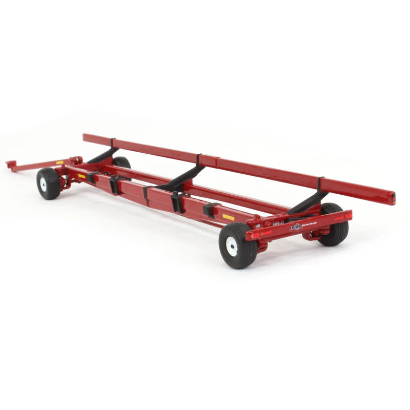 1/64 Unverferth AWS Fieldrunner Header Trailer by SpecCast, Red