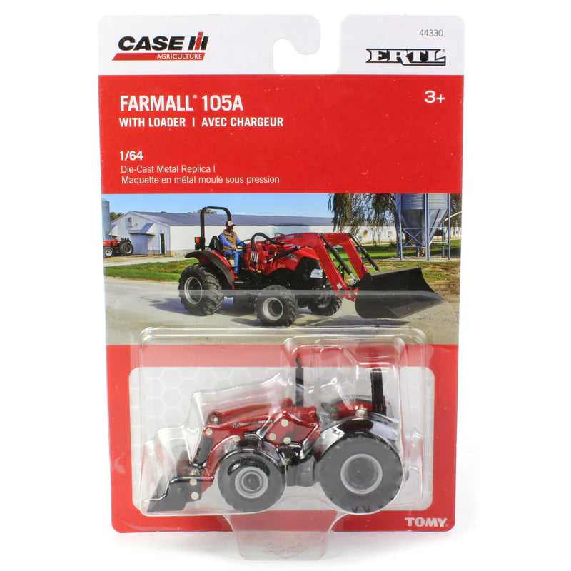 1/64 Case IH Farmall 105A Tractor with Loader by ERTL
