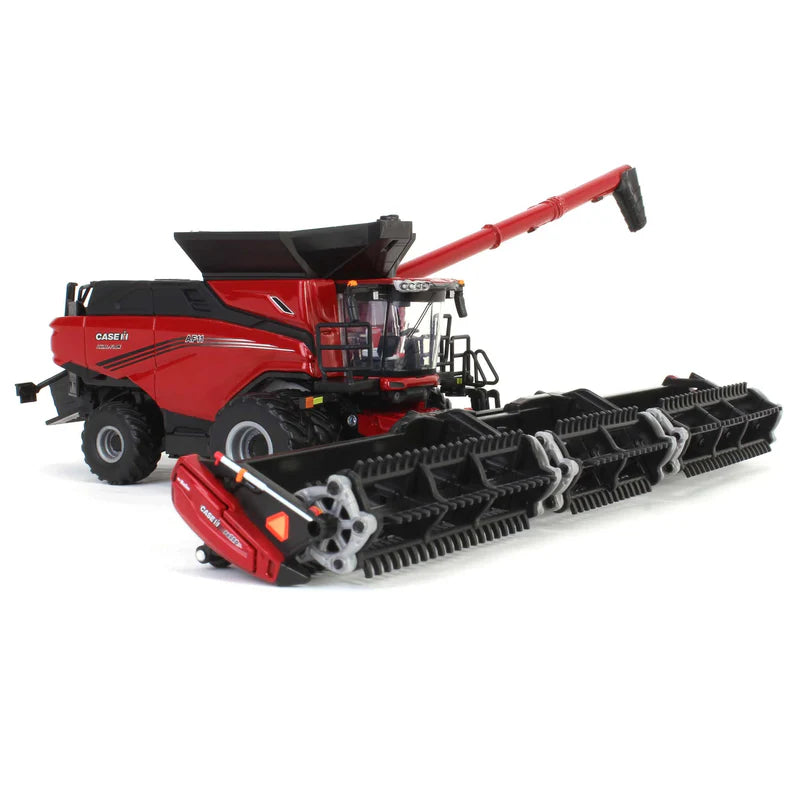 1/64 Case IH Axial-Flow AF11 Combine with Duals, Draper Head & Corn Head, ERTL Prestige Collection