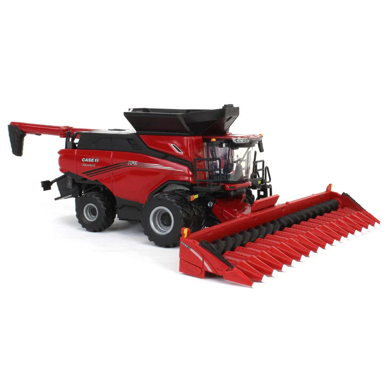 1/64 Case IH Axial-Flow AF11 Combine with Duals, Draper Head & Corn Head, ERTL Prestige Collection