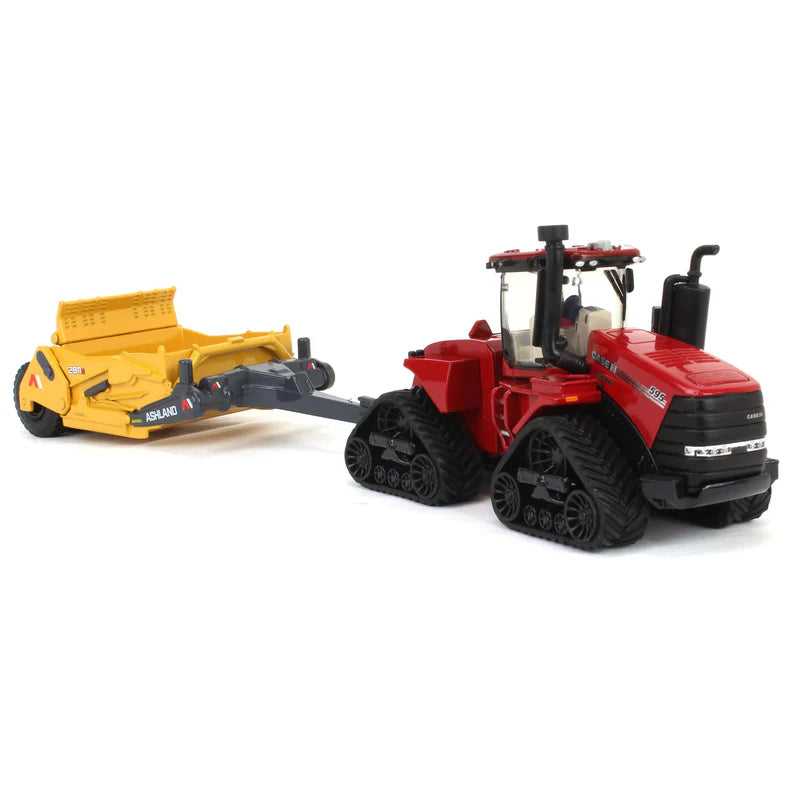 1/64 Case IH Steiger 595 Quadtrac Tractor with Ashland 2811E Scraper by ERTL
