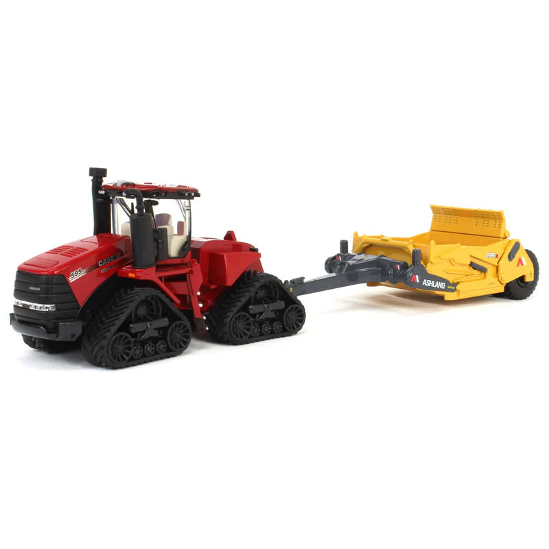 1/64 Case IH Steiger 595 Quadtrac Tractor with Ashland 2811E Scraper by ERTL