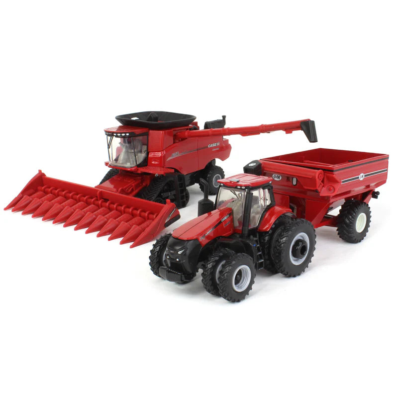 1/64 Case IH 8250 Combine Harvesting Set by ERTL