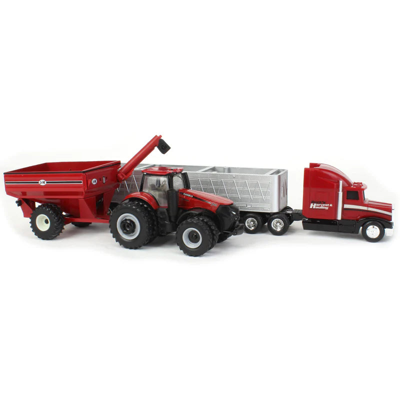 1/64 Case IH 8250 Combine Harvesting Set by ERTL