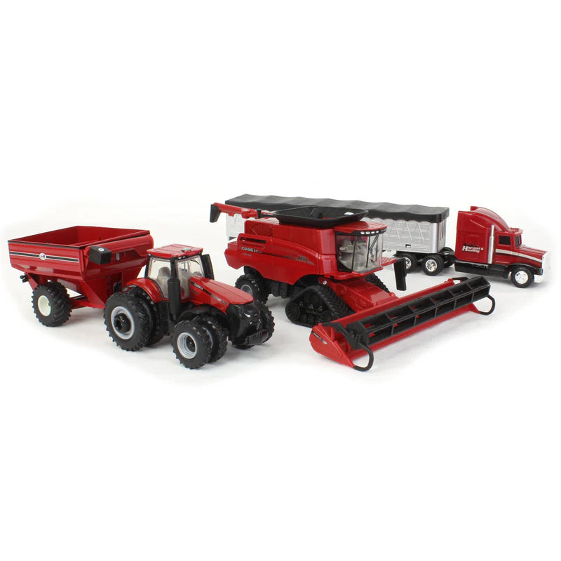 1/64 Case IH 8250 Combine Harvesting Set by ERTL
