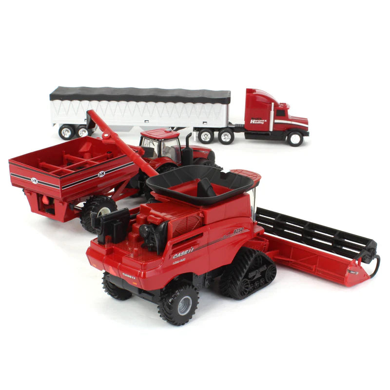 1/64 Case IH 8250 Combine Harvesting Set by ERTL